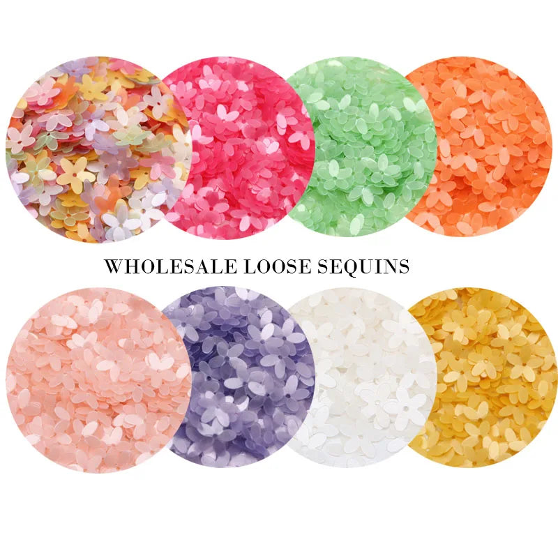 10mm Flower Sequin Craft Embellishments