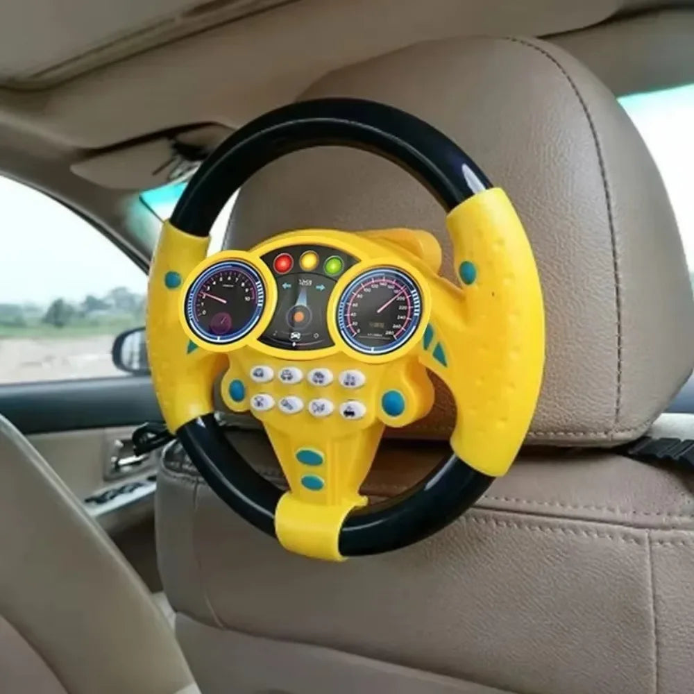 Interactive Toy Steering Wheel with Sound for Kids