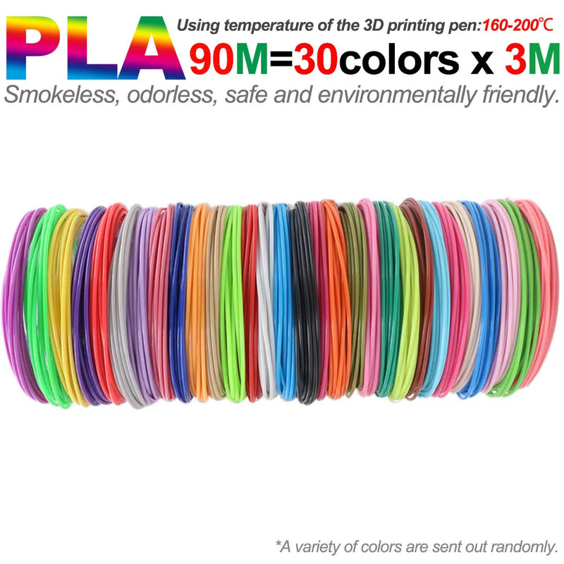 PLA-Filament für 3D-Stifte – 1,75 mm, Mehrfarbig
