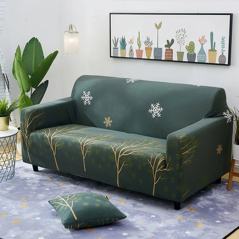 Stretch Sofa Cover with Non-Slip Backing