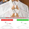 Space-Saving Hanger Connector Hooks for Closet Organization