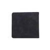A black leather vehicle document holder with a smooth, rectangular design.
