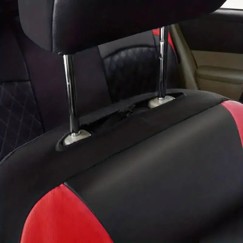 Premium PU Leather Car Seat Cover Set – Full Protection for Sedans, SUVs & Trucks
