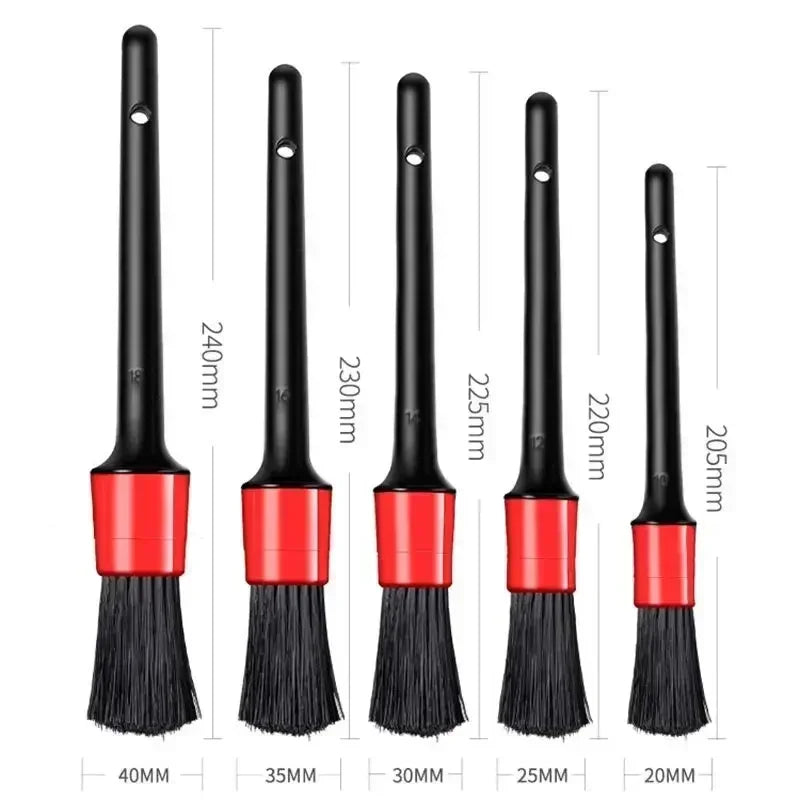 Car Detailing Brush Set for Interior & Wheels