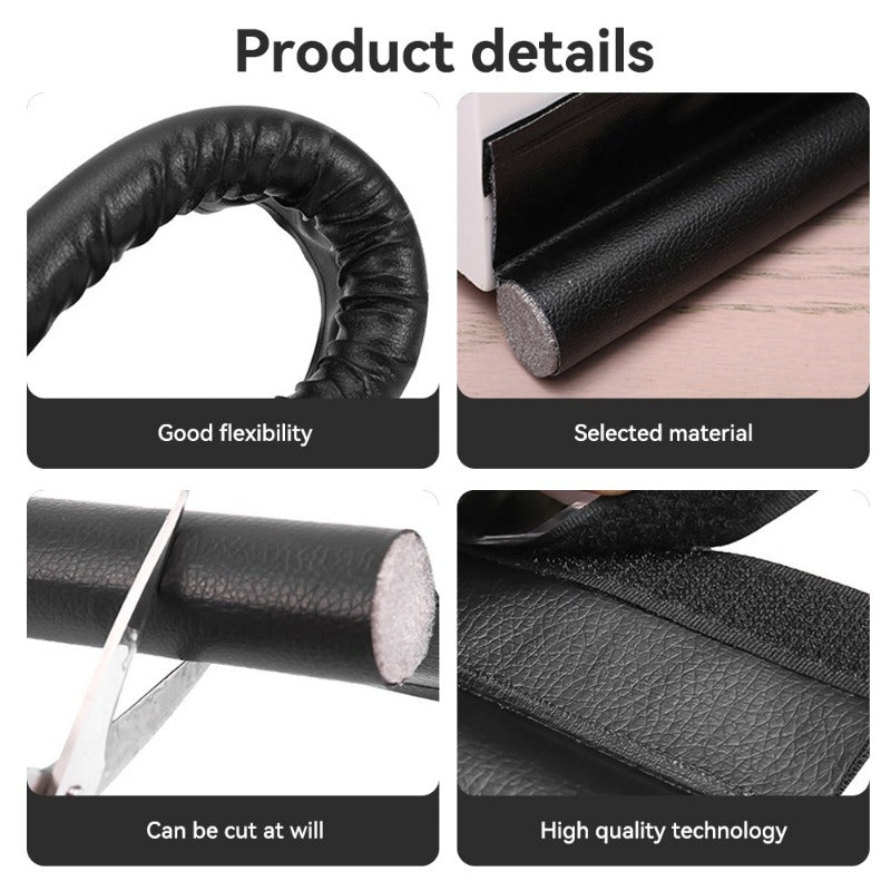 Adjustable Door Bottom Seal Strip Draft Stopper with Acoustic Foam