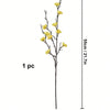 Artificial White Plum Blossom Branch for Chinese Home Décor