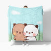 Cozy Cartoon Flannel Throw Blanket for Kids and Sofa