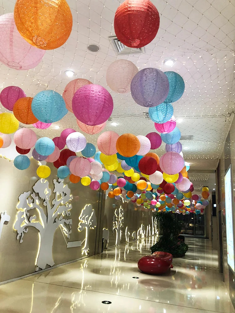 Round Paper Lantern for Festive Decor