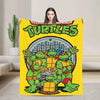 TMNT Graphic Flannel Throw Blanket
