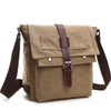 Vintage Canvas Messenger Bag for Men – Retro Crossbody Shoulder Bag