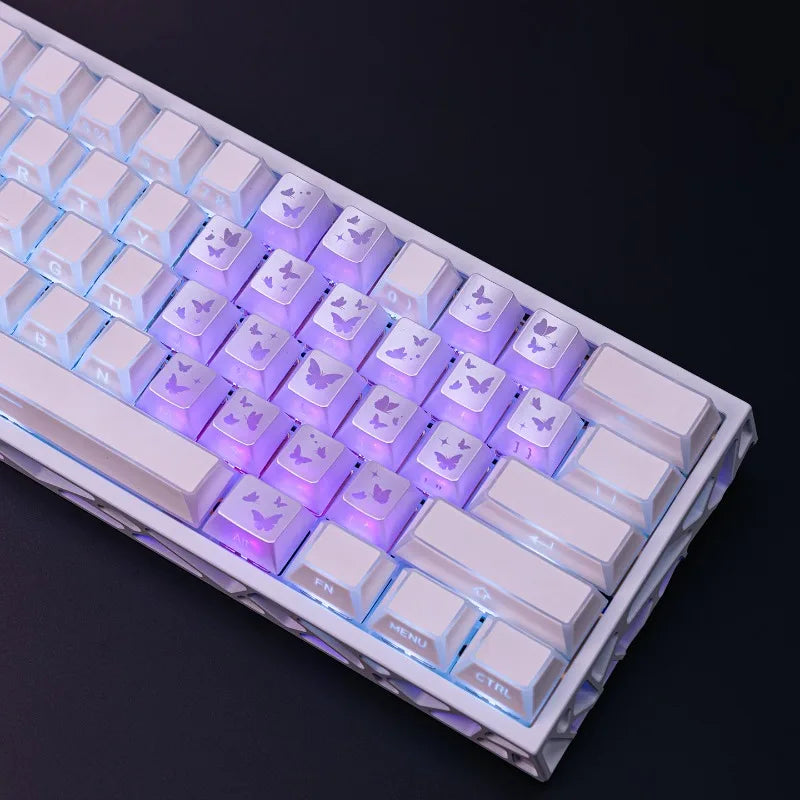 Butterfly Design Keycap Set for Mechanical Keyboards