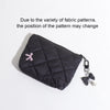 Quilted Bow Makeup Bag