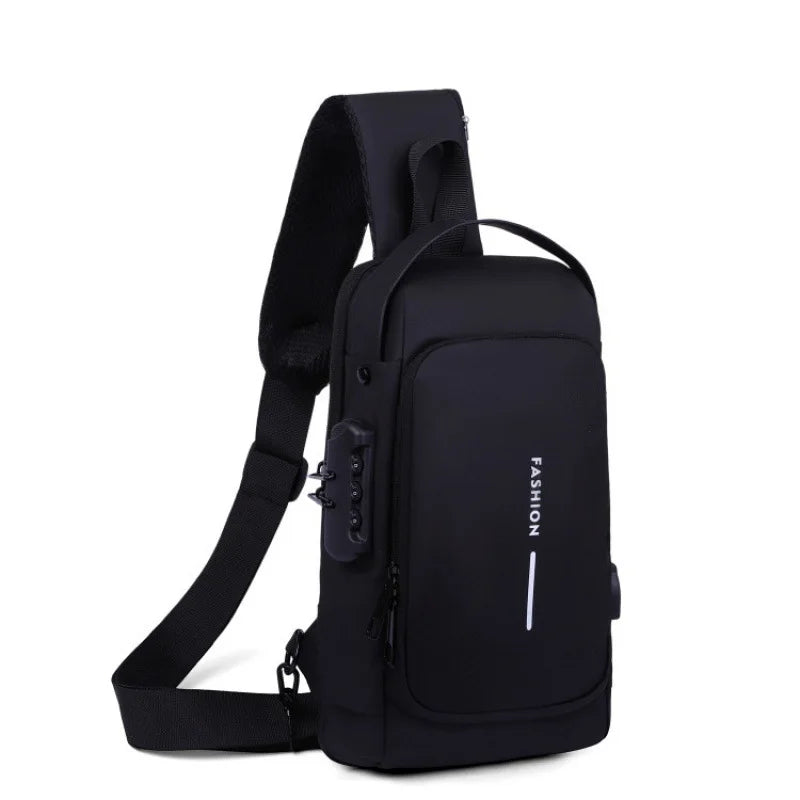 Secure Chest Bag with Combination Lock