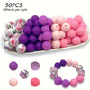 Soft Silicone Floral Beads for Jewelry Making