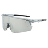 Oversized Mirrored Sports Sunglasses