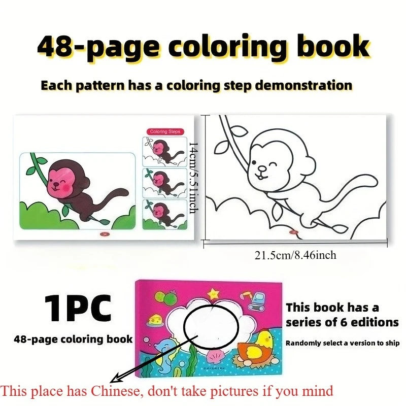 Kids' Doodle & Coloring Book