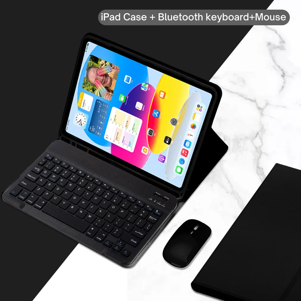 Detachable Keyboard Case for iPad 10th Gen and iPad 11th Gen (A16)