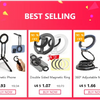 A collection of magnetic phone accessories including stands, rings, and holders for various devices.