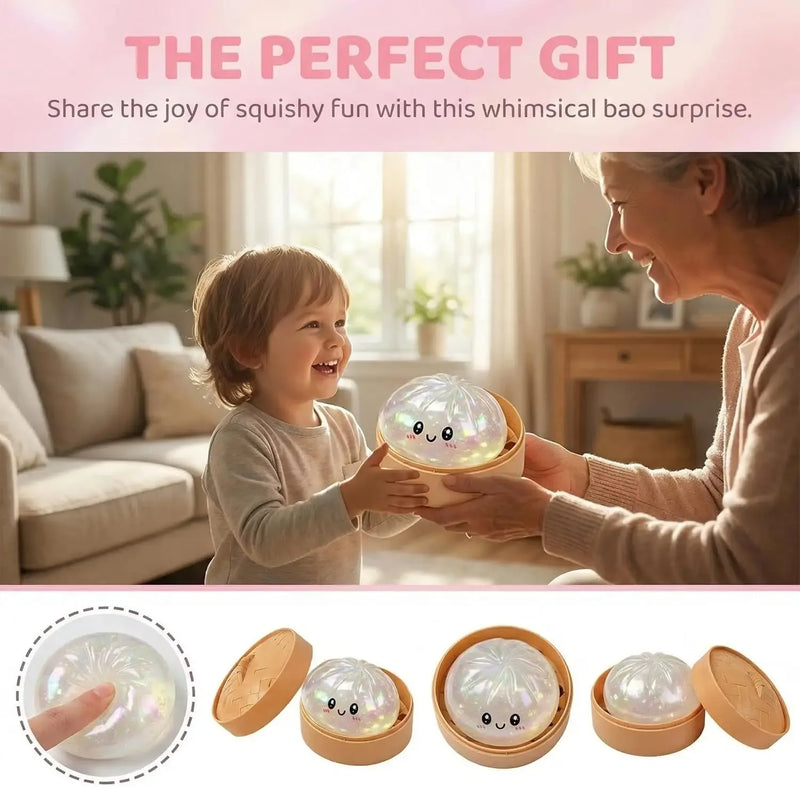 Smiley Face Dumpling Squishy Toy