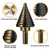 HSS Cobalt Step Drill Bit Set for Metal & Sheet Material