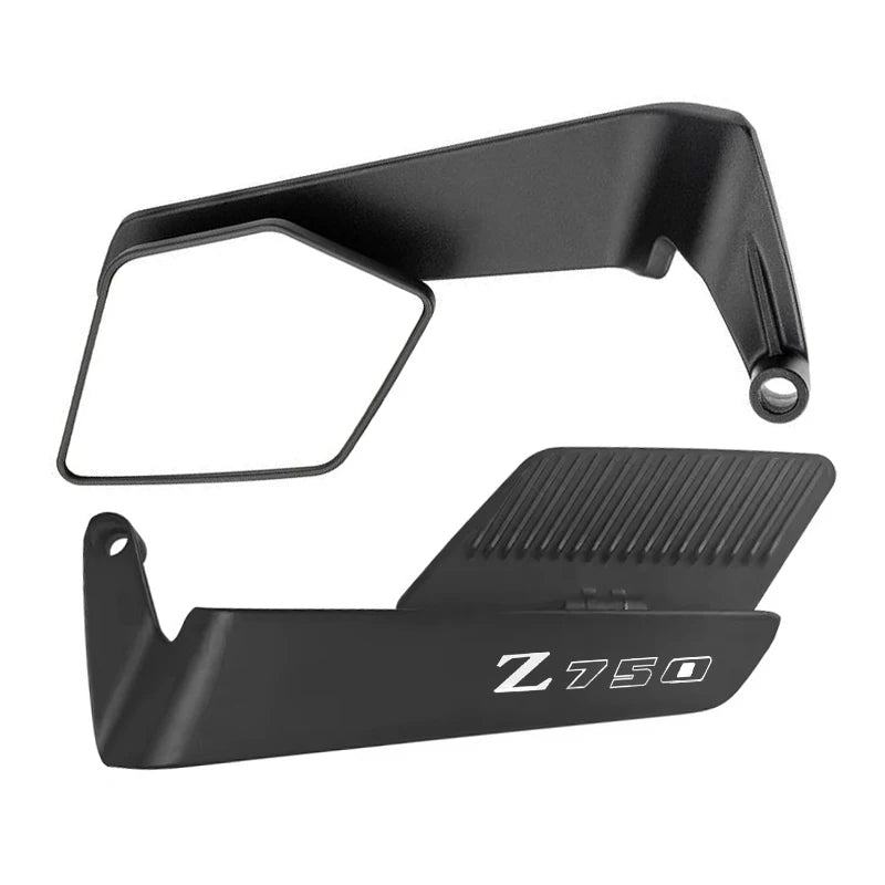 Universal Motorcycle Side Mirrors with Adjustable Winglets