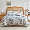 Vintage Floral Duvet Cover Set with Pillowcases
