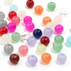 Colorful Round Glass Beads for Jewelry Making