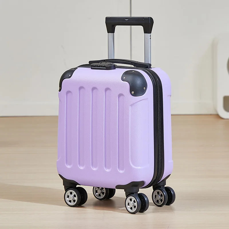 Maleta de Cabina Compacta de 14 Pulgadas con Soportes Integrados para Vaso y Teléfono