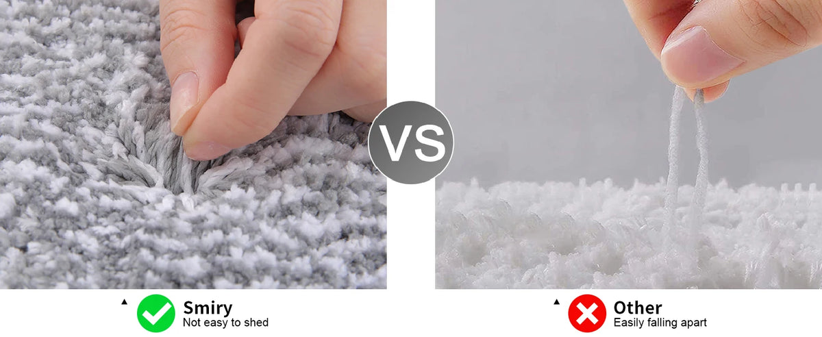 Plush Microfiber Non-Slip Bath Mat with Quick-Dry Absorbency