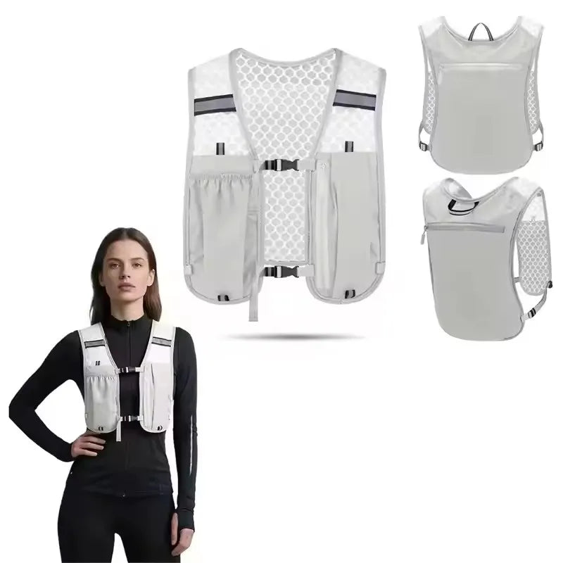 Featherlight Hydration Vest with Reflective Trim and Phone Pocket