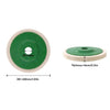 Green wool polishing wheel with an outer diameter of 100mm and a thickness of 8mm