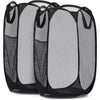 Collapsible Mesh Laundry Basket with Handles