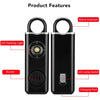 Personal Safety Alarm with LED Flashlight and USB-C Charging