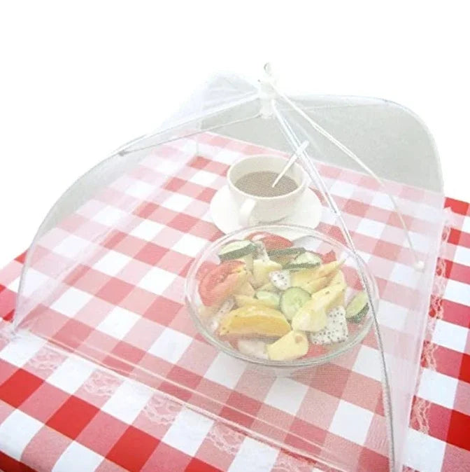 Foldable Mesh Food Cover with Pop-Up Design