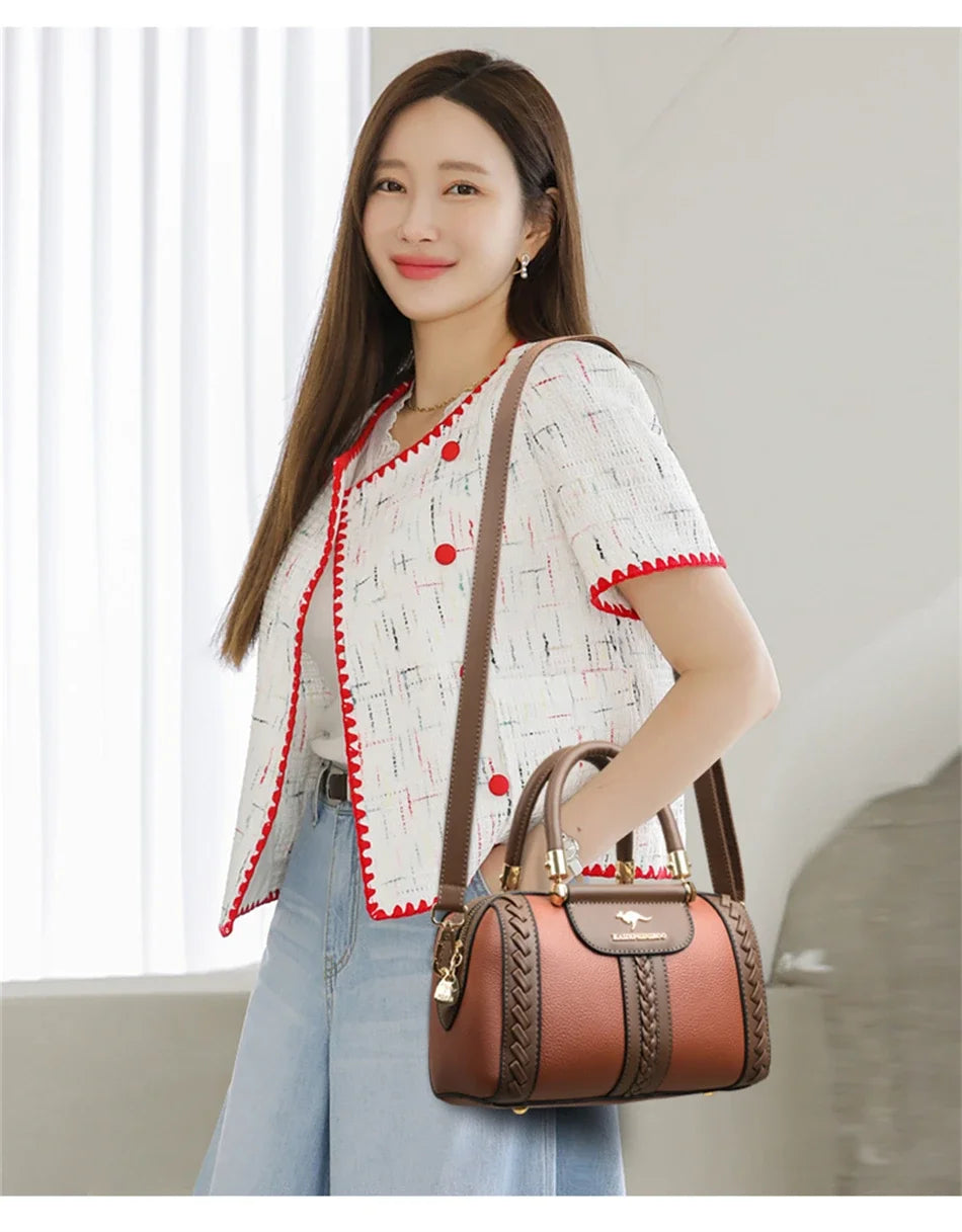 Luxury Leather Shoulder & Crossbody Bag for Women