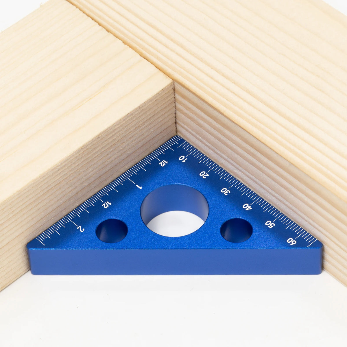 Aluminum Triangle Ruler with Dual Scales