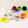 Rainbow Ball in Cups Color Sorting Toy for Toddlers