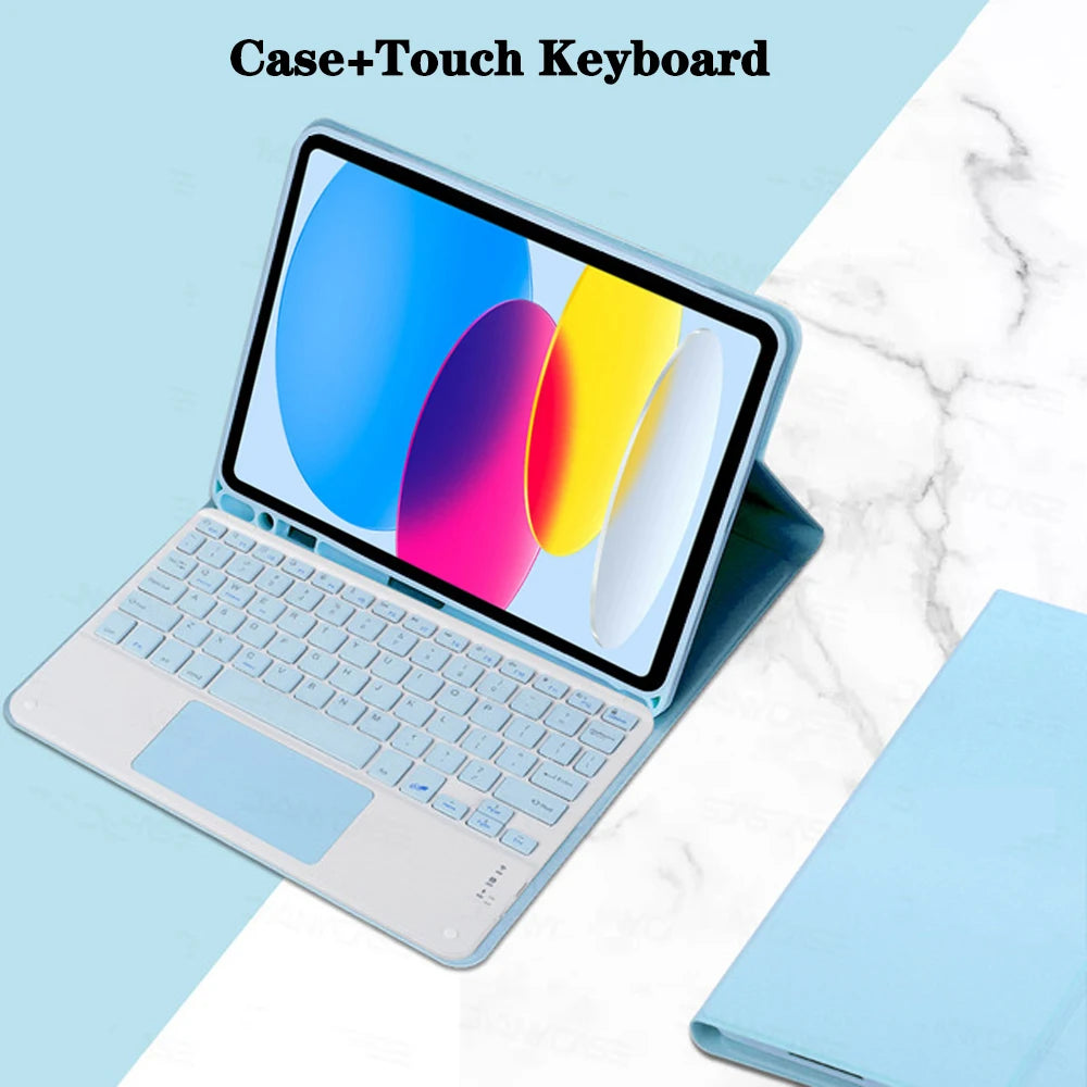 Detachable Keyboard Case for iPad 10th Gen and iPad 11th Gen (A16)