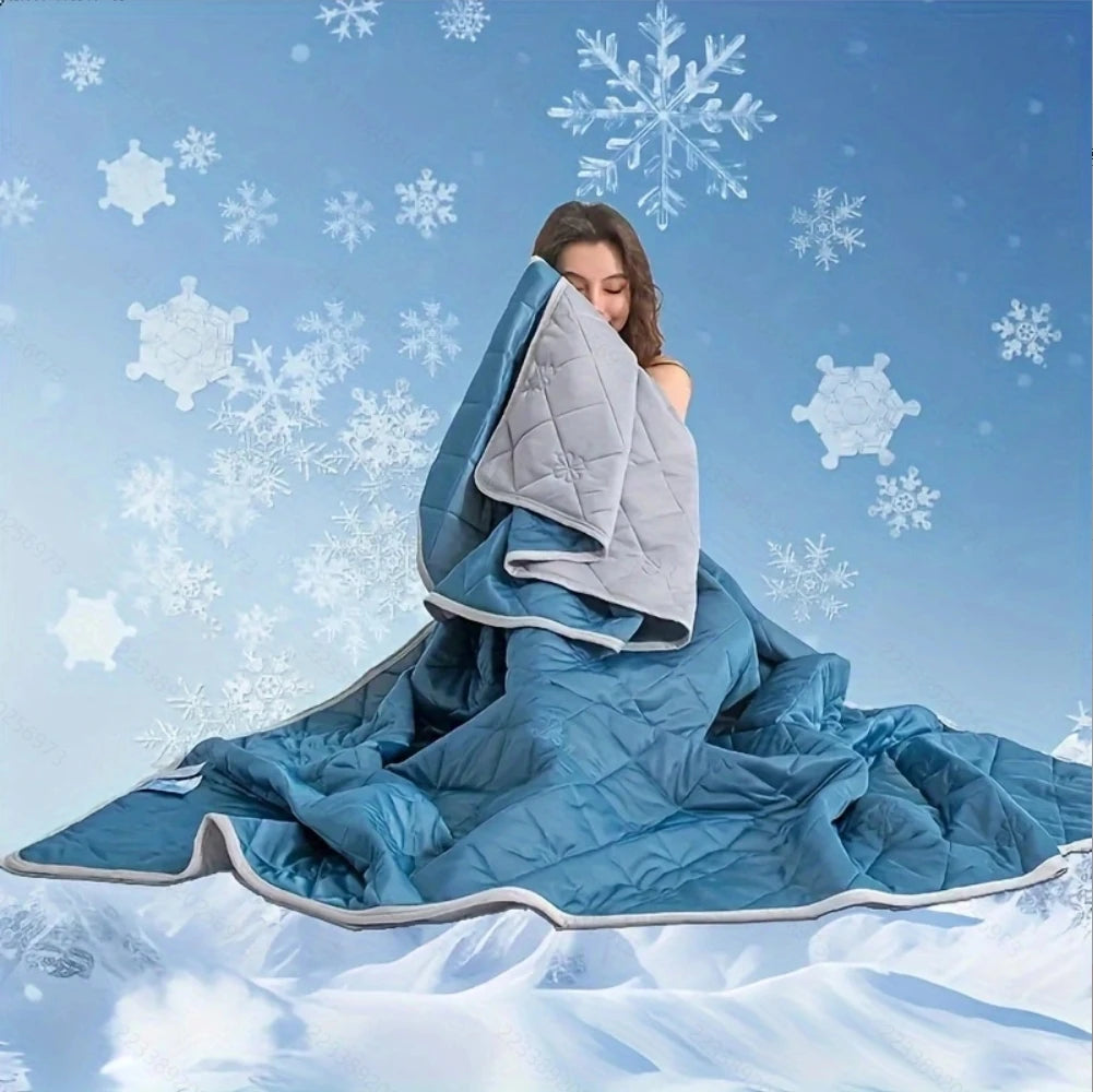 Summer Cooling Blanket with Breathable Polyester Fabric