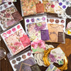 Vintage Mini Envelope Set with Seal Stickers - 40 Pack