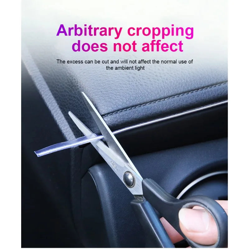 Flexible USB LED Neon Strip Light for Car Interior