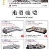 Universal Stretch Sofa Cover with Full Backrest and Headrest