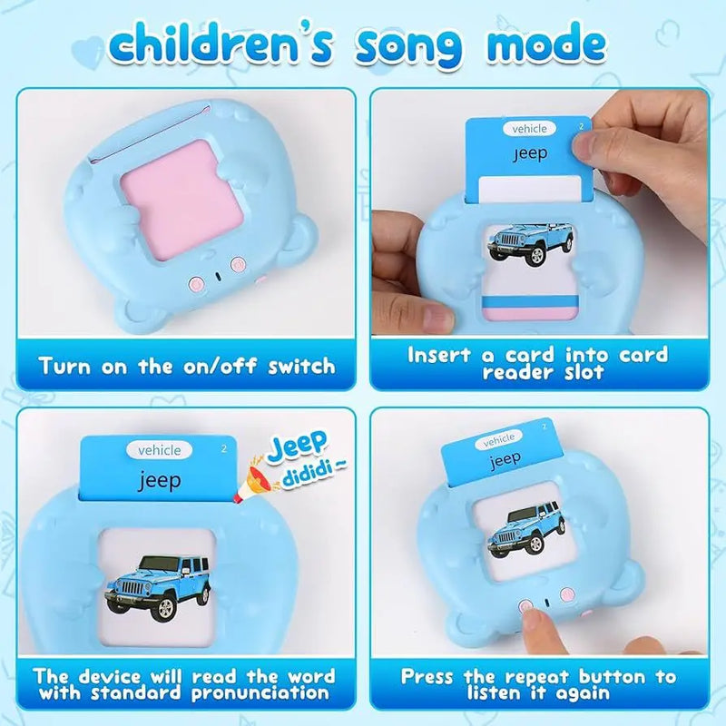 Interactive Talking Flashcard Learning Machine for Toddlers