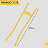 Yellow heavy-duty truck brake spring installer and remover tool shown against a light background.