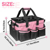 Large-Capacity Cleaning Tool Organizer Bag with Detachable Apron