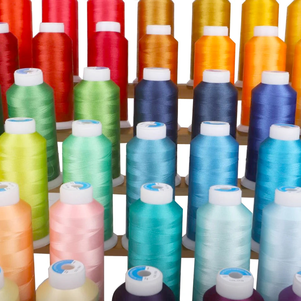 Premium Polyester Embroidery Thread - Large 4000m Spool for Machine & Hand Stitching