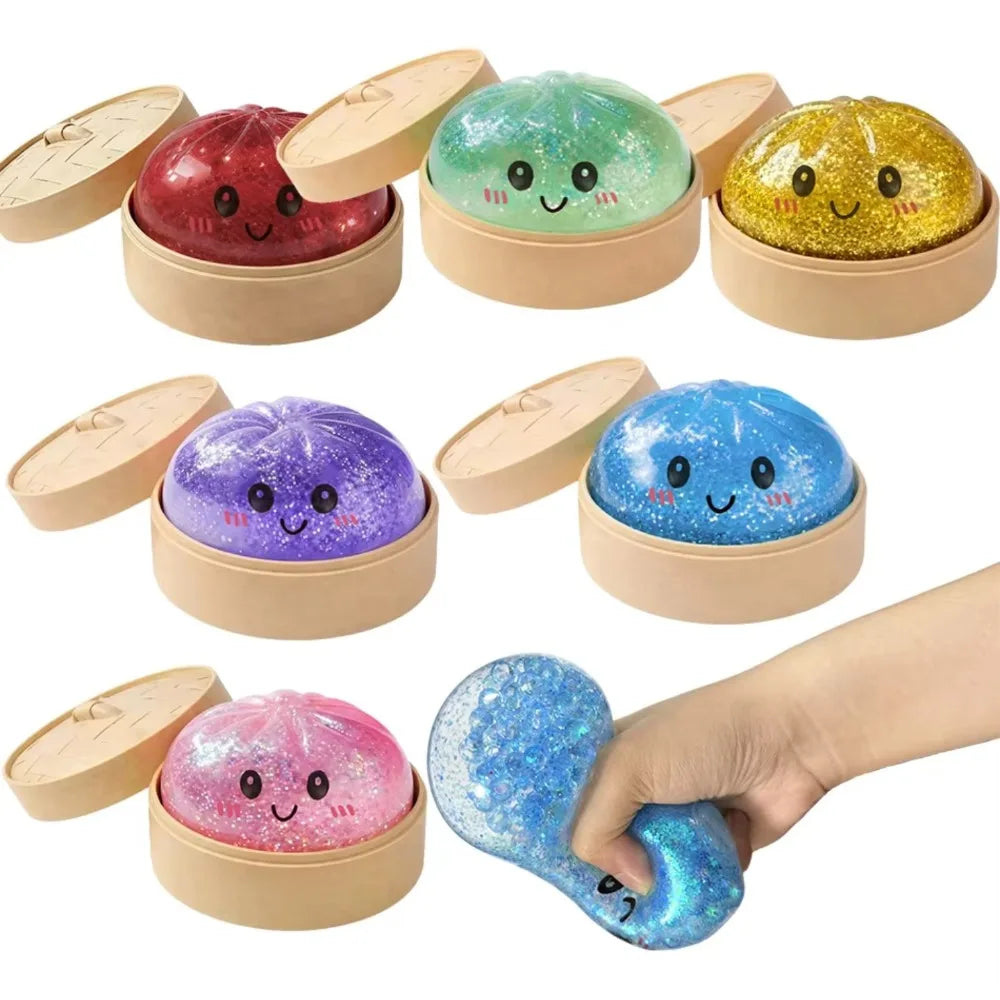 Glitter Dumpling Squishy Stress Ball