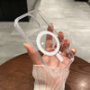 Transparent Magnetic Wireless Charging Case for iPhone with Shockproof Protection