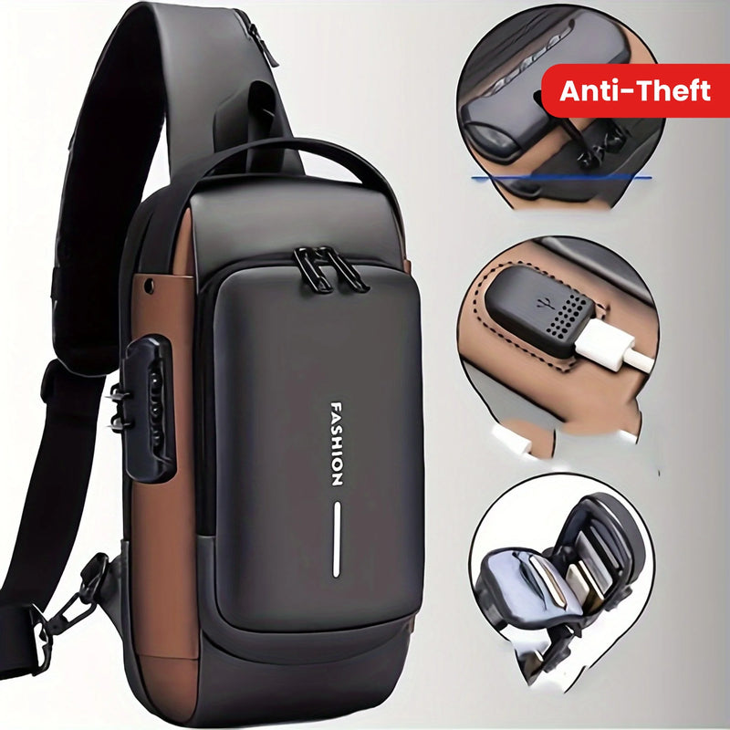 Secure Chest Bag with Combination Lock