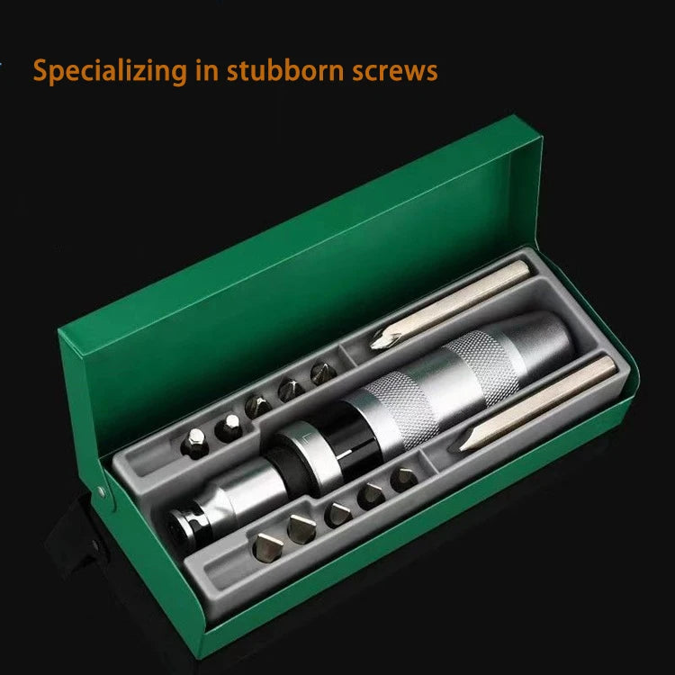 13-Piece Impact Screwdriver Kit for Stubborn Screws